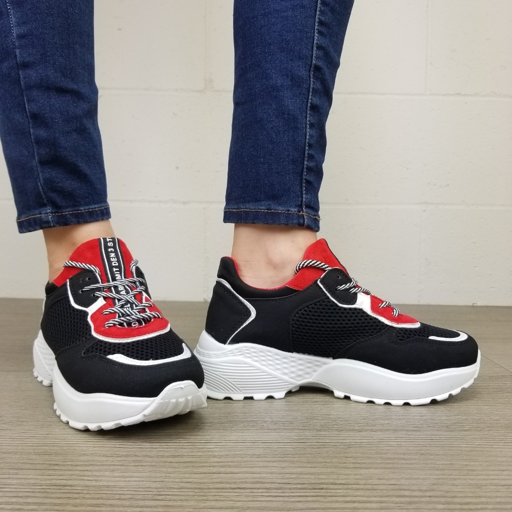 Chunky Platform Heel Fashion Dad Sneakers - Picture 4 of 8